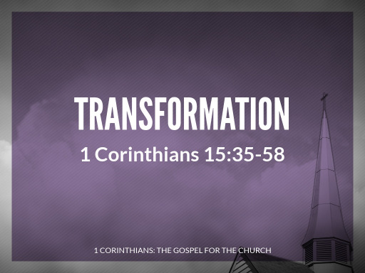 Transformation Faithlife Sermons